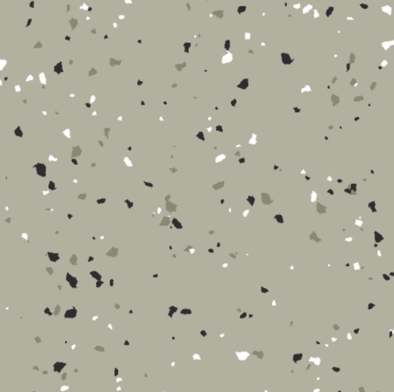 Farbmuster Balkonbeschichtung, Beige mit Chips