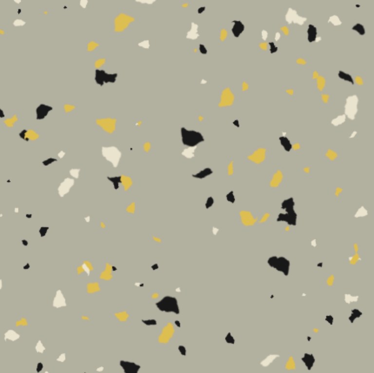 Farbmuster Balkonbeschichtung, Sand mit Chips